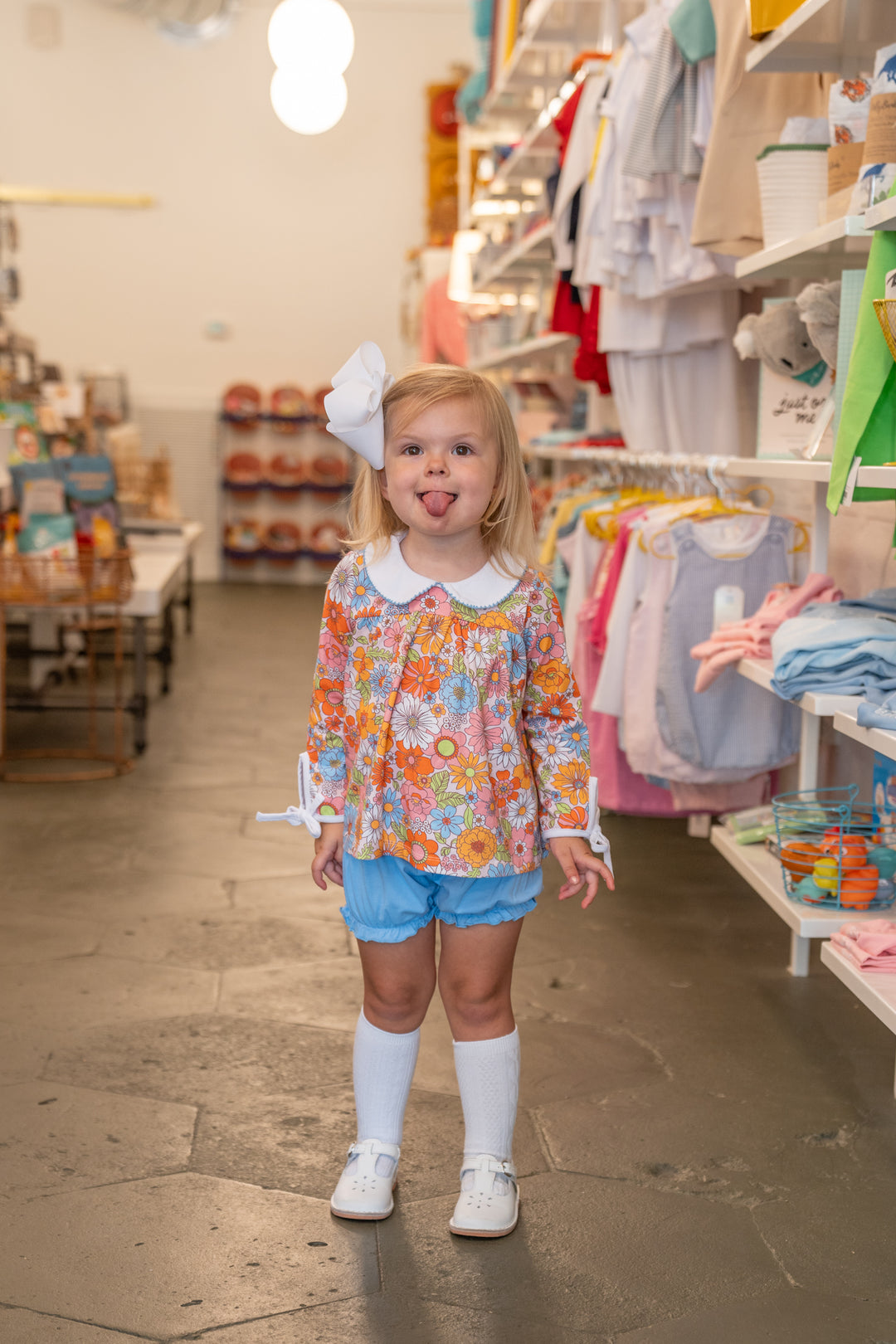 Mary Charlotte Pretty Floral Bloomer Set