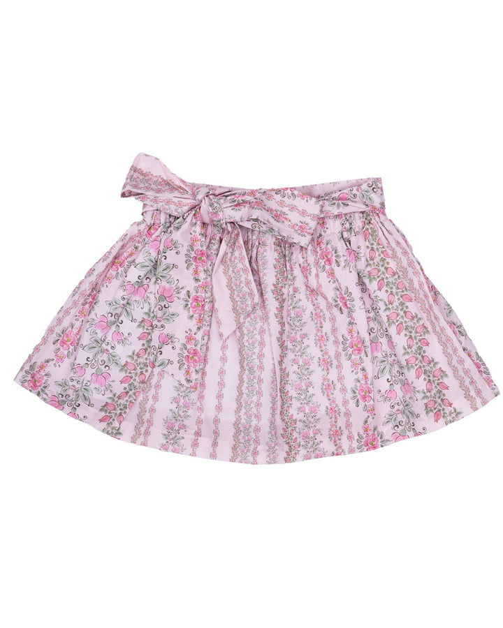 Lacey Pretty Pink Trellis Skirt