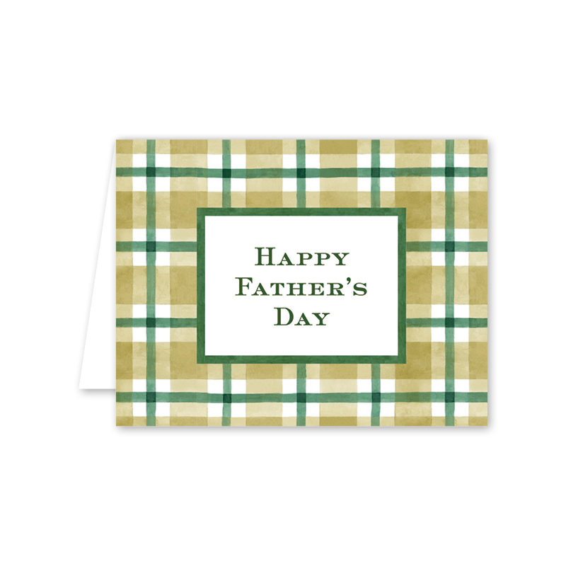 Dogwood Hill - Pheasant Plaid Father's Day: Single Card