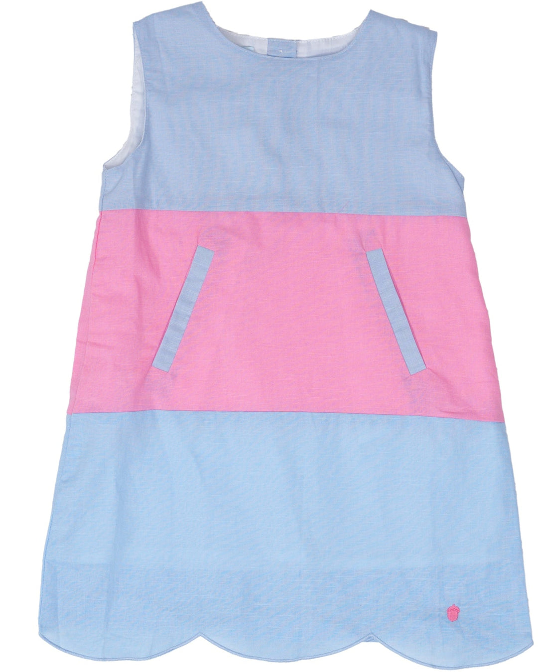 Piper Blue & Pink Linen Dress