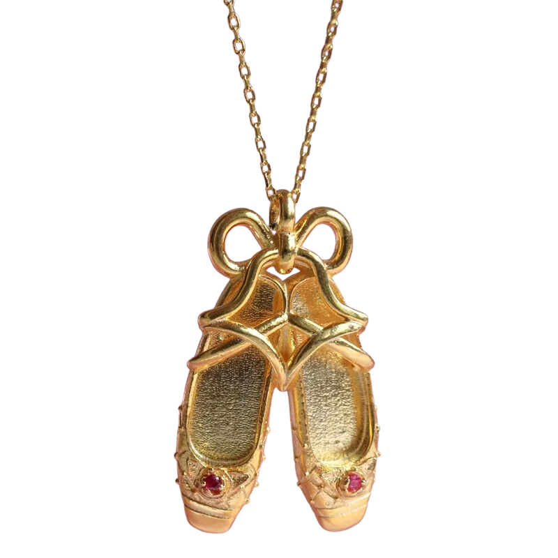 Aubrey Adele - Ballet Slippers Necklace
