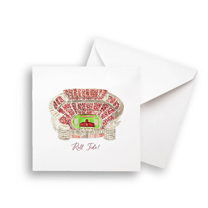 French Graffiti - Alabama Football Stadium with Quote: Dishtowel