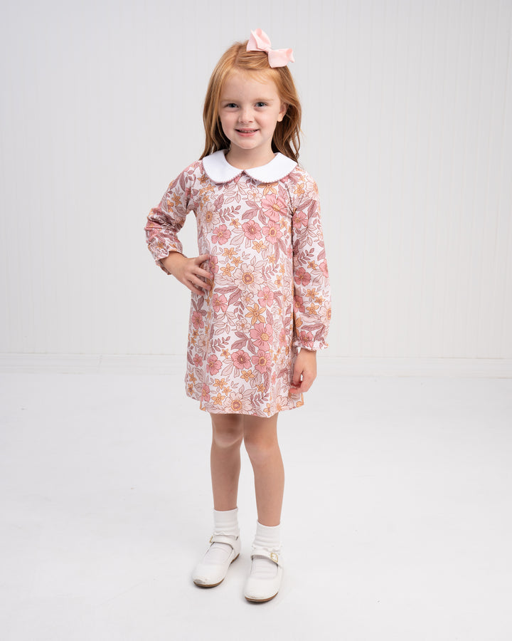 Presley Kait Blush Floral Dress