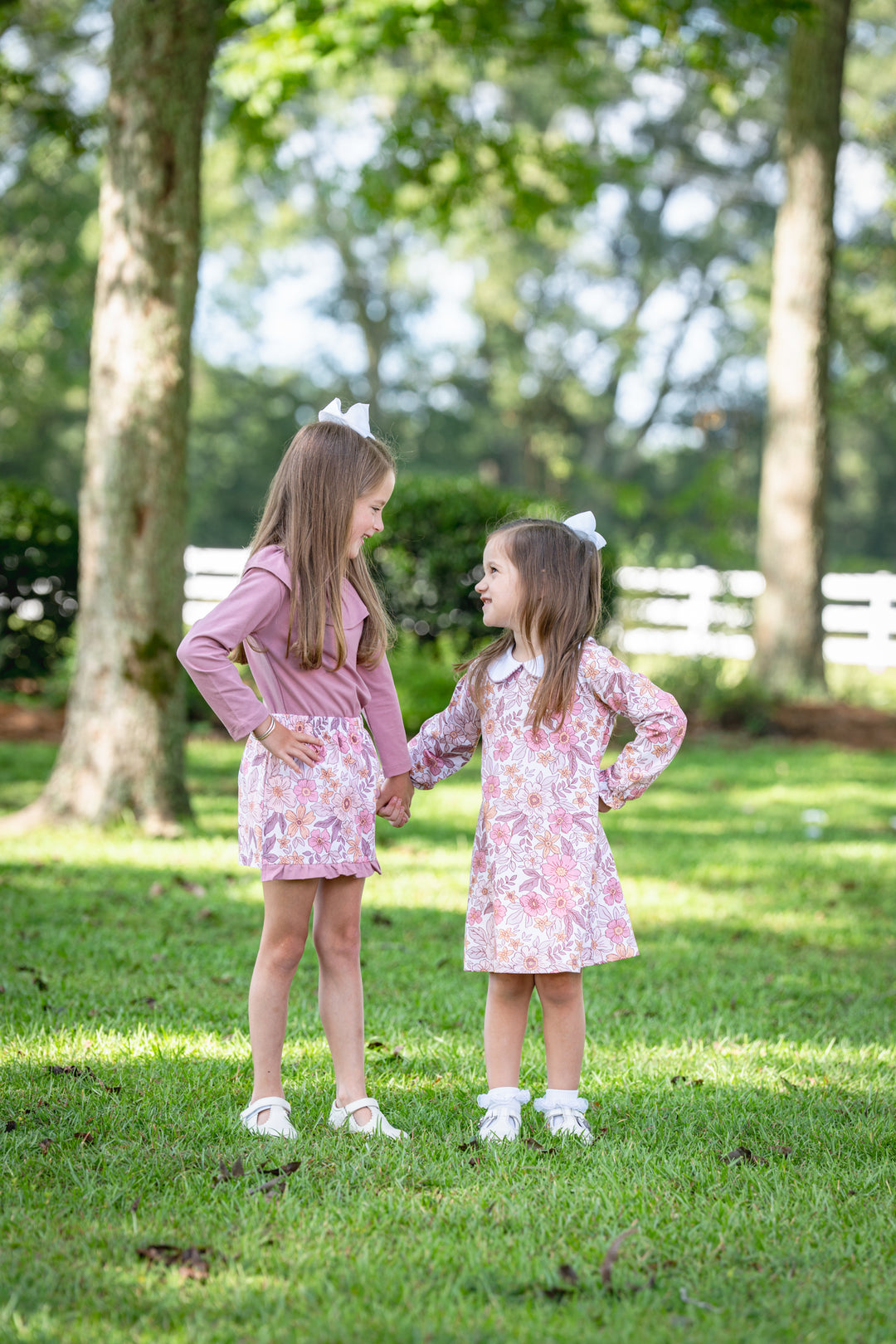 Larrison Blush Ruffle Collar Top