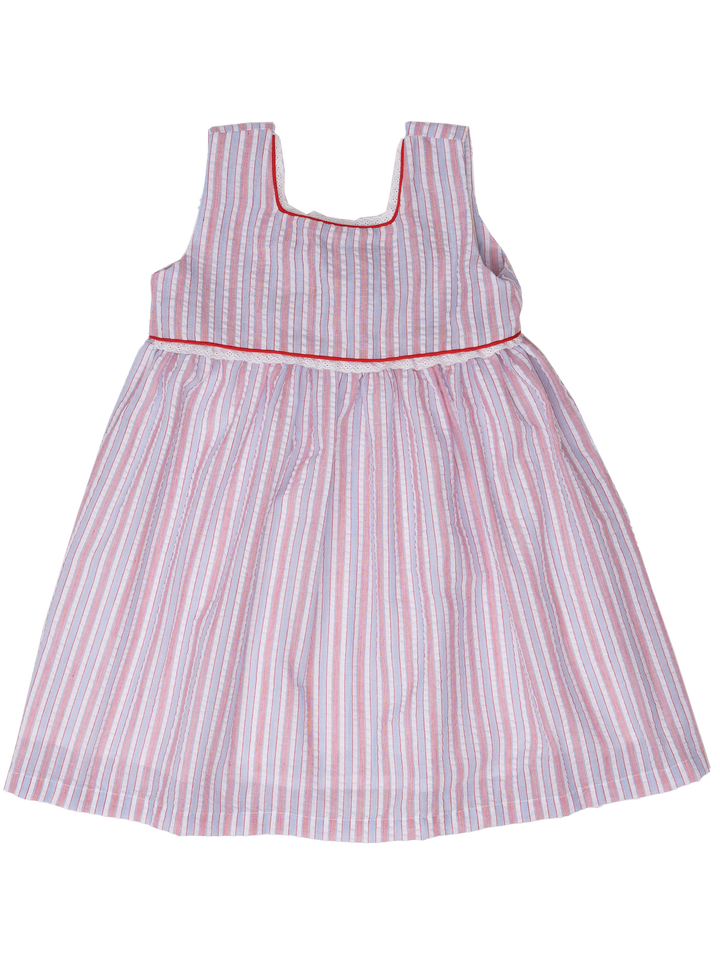 Darby RWB Striped Dress
