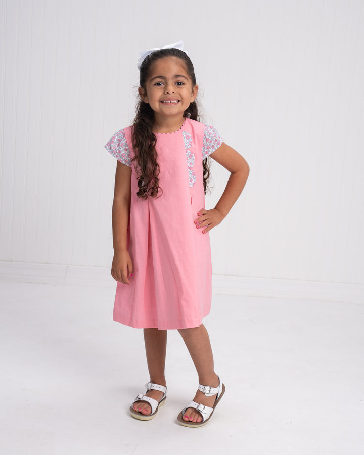 Rebecca Belle Bonnet Pink & Blue Dress