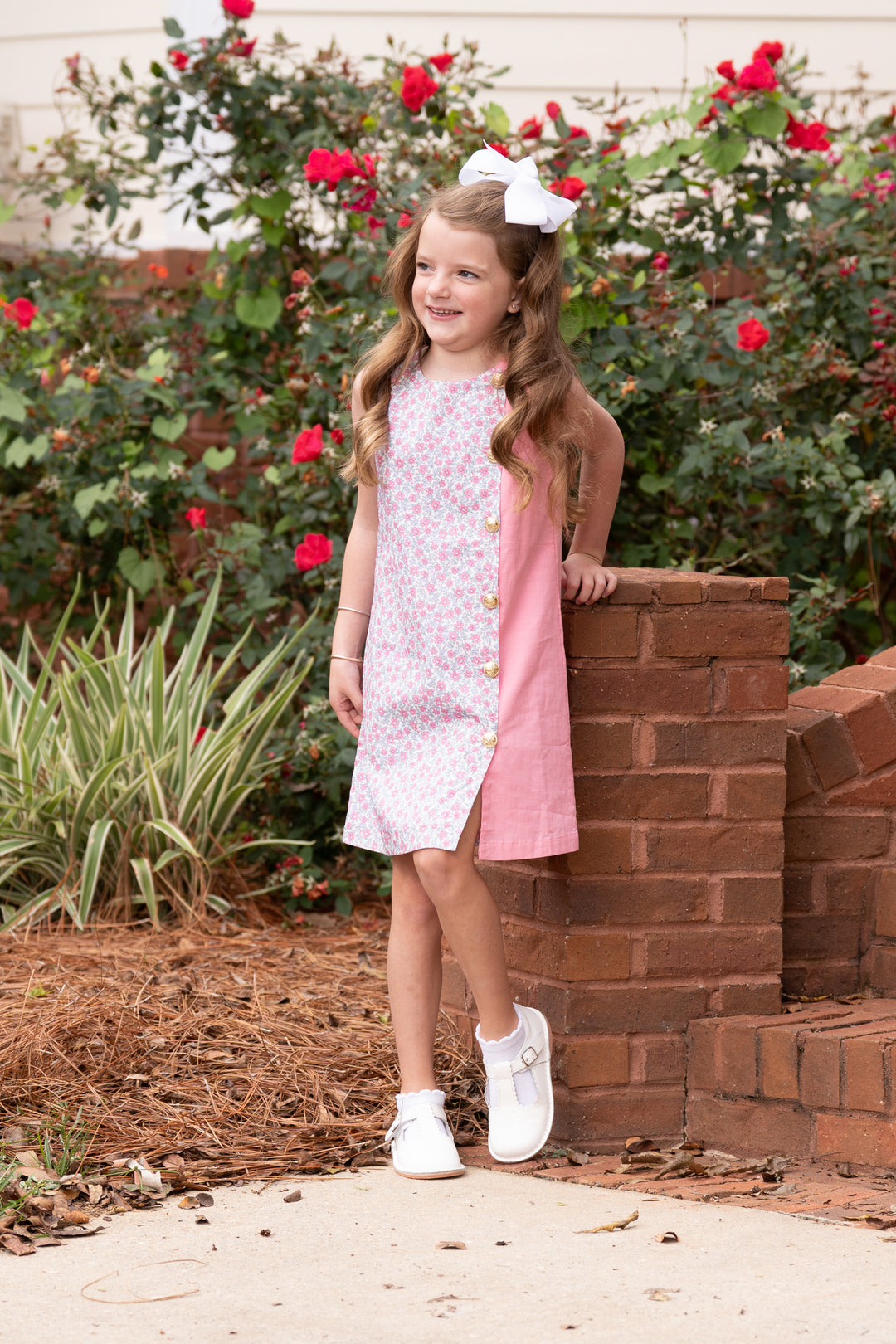 Tabitha Belle Bonnet Pink & Blue Dress