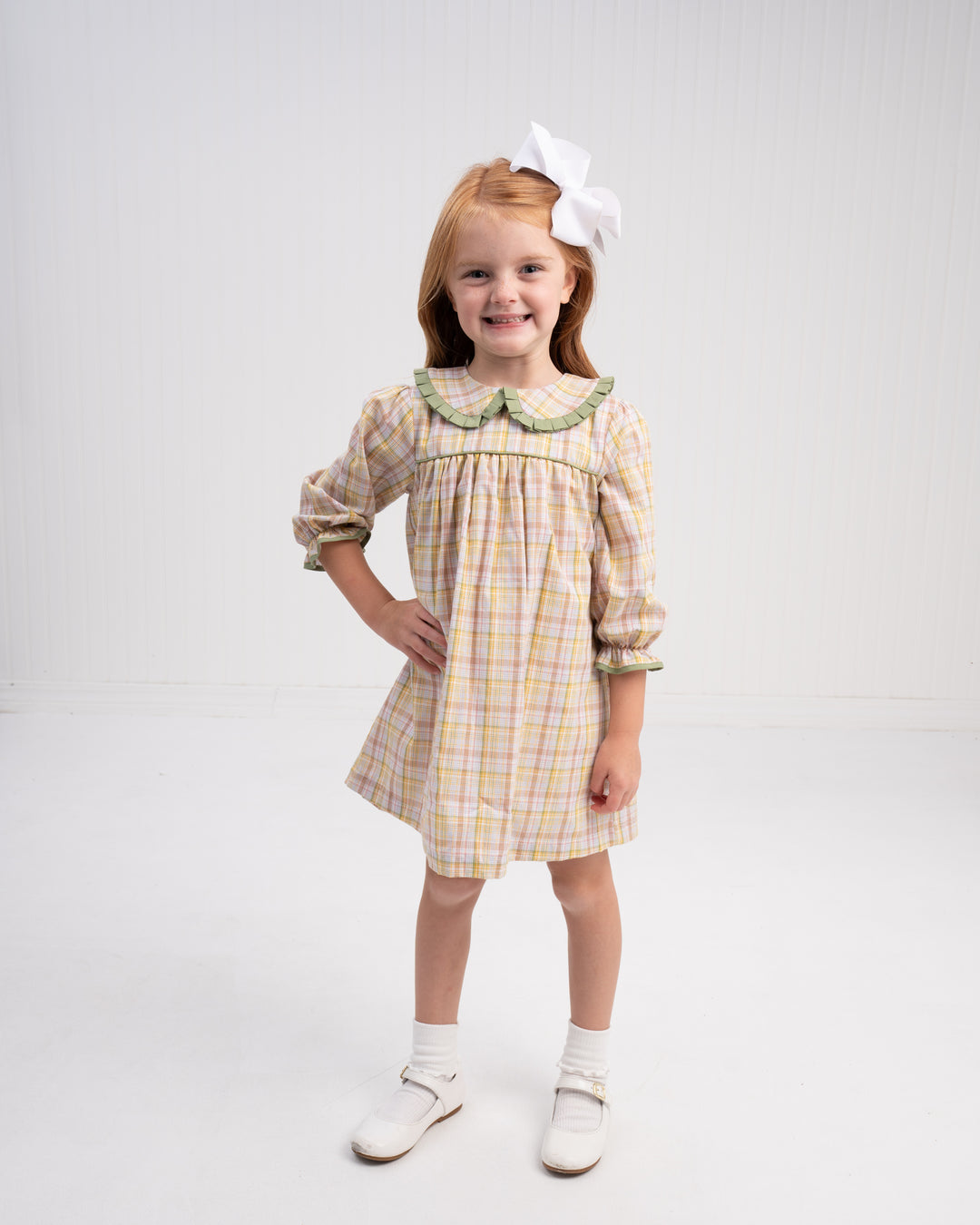 Cecilia Harvest Plaid Dress