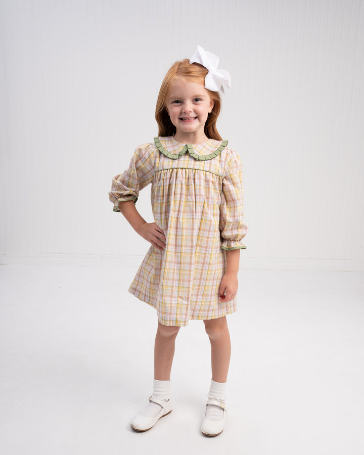 Cecilia Harvest Plaid Dress