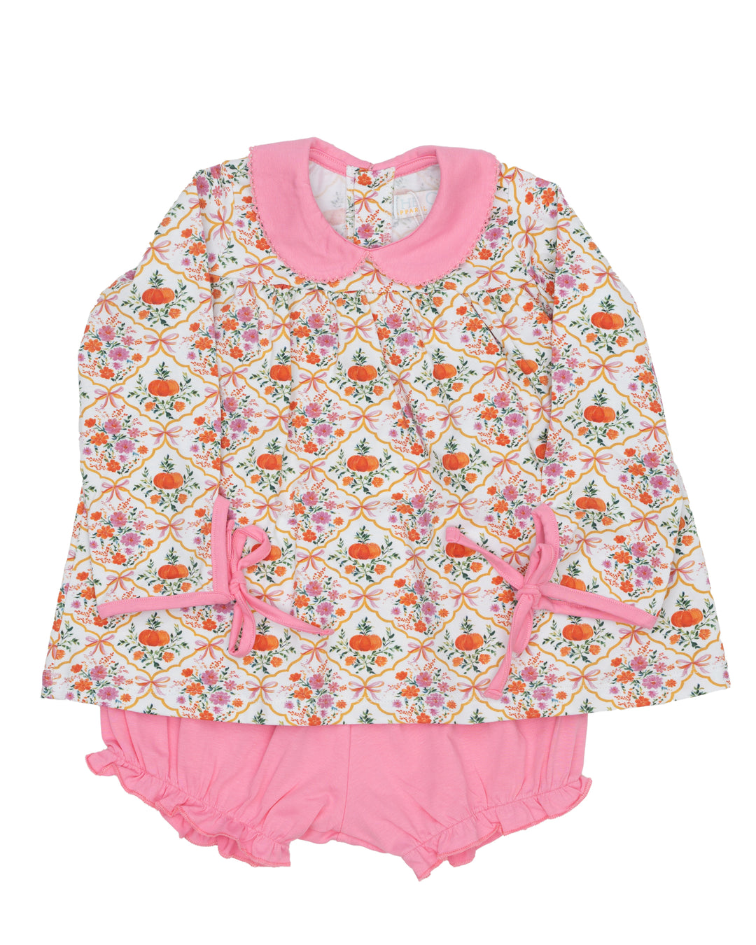 Mary Charlotte Pretty Pumpkin Bloomer Set