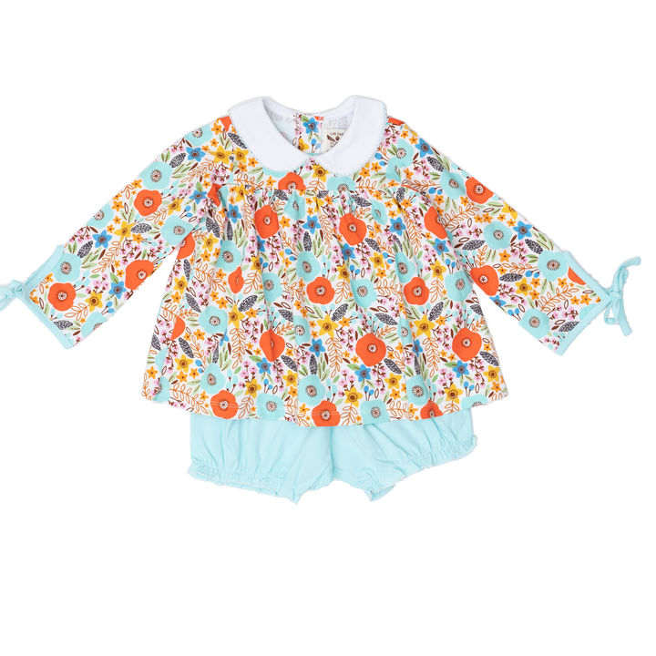 Mary Charlotte Fall Floral Bloomer Set