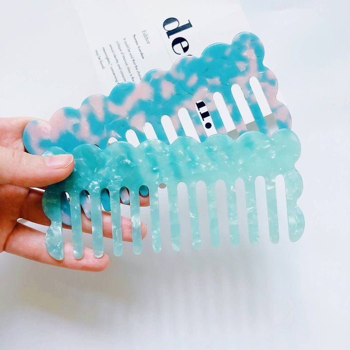 ACCITY - EXQUISITE MARBLED WAVY LEOPARD COMB_CWMM1074: PINK2 / (OS) 2