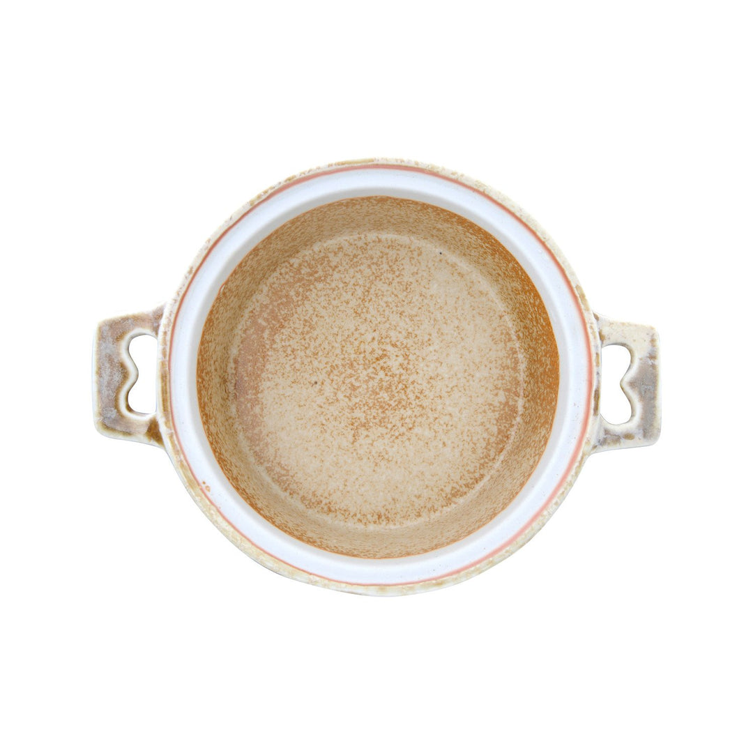 S/2 7"Rnd x 3-1/4"H Stoneware Brie Baker, Spreader, 2 Colors