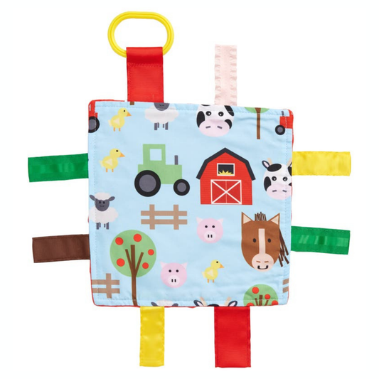 8x8 FARM ANIMALS CRINKLE SENSORY TOY