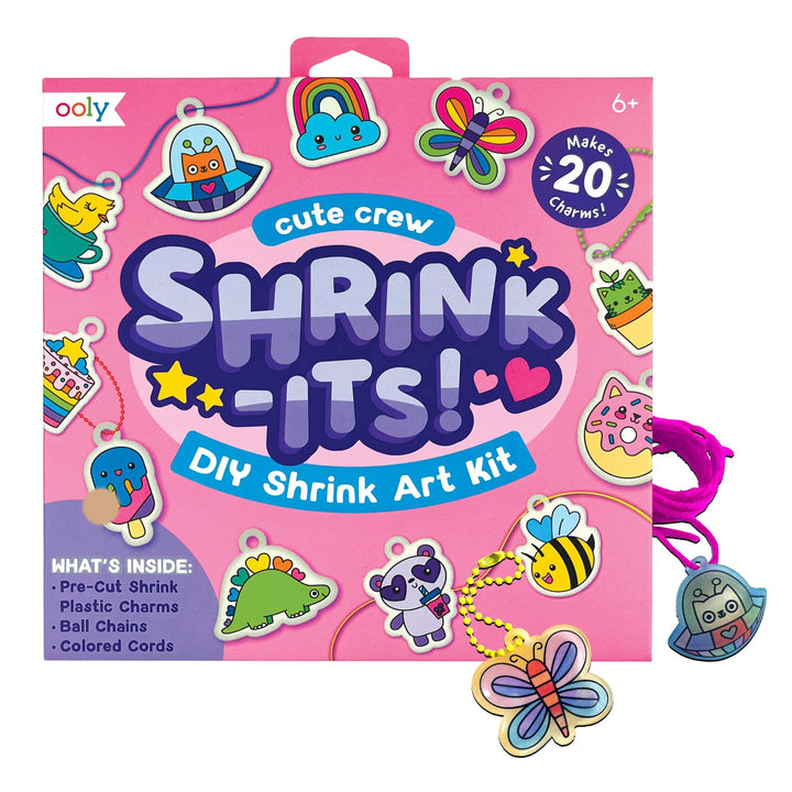 OOLY - Shrink-Its! DIY Shrink Art Kit - Cute Crew (28 PC Set)
