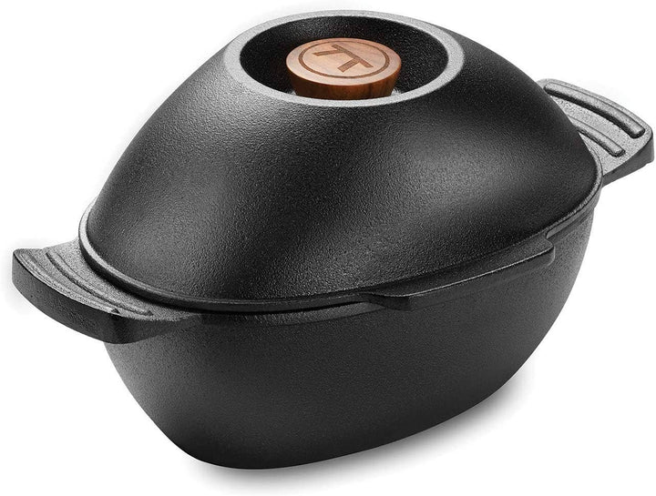 Fox Run Brands - Outset Cast Iron Mussel, Seafood Pot