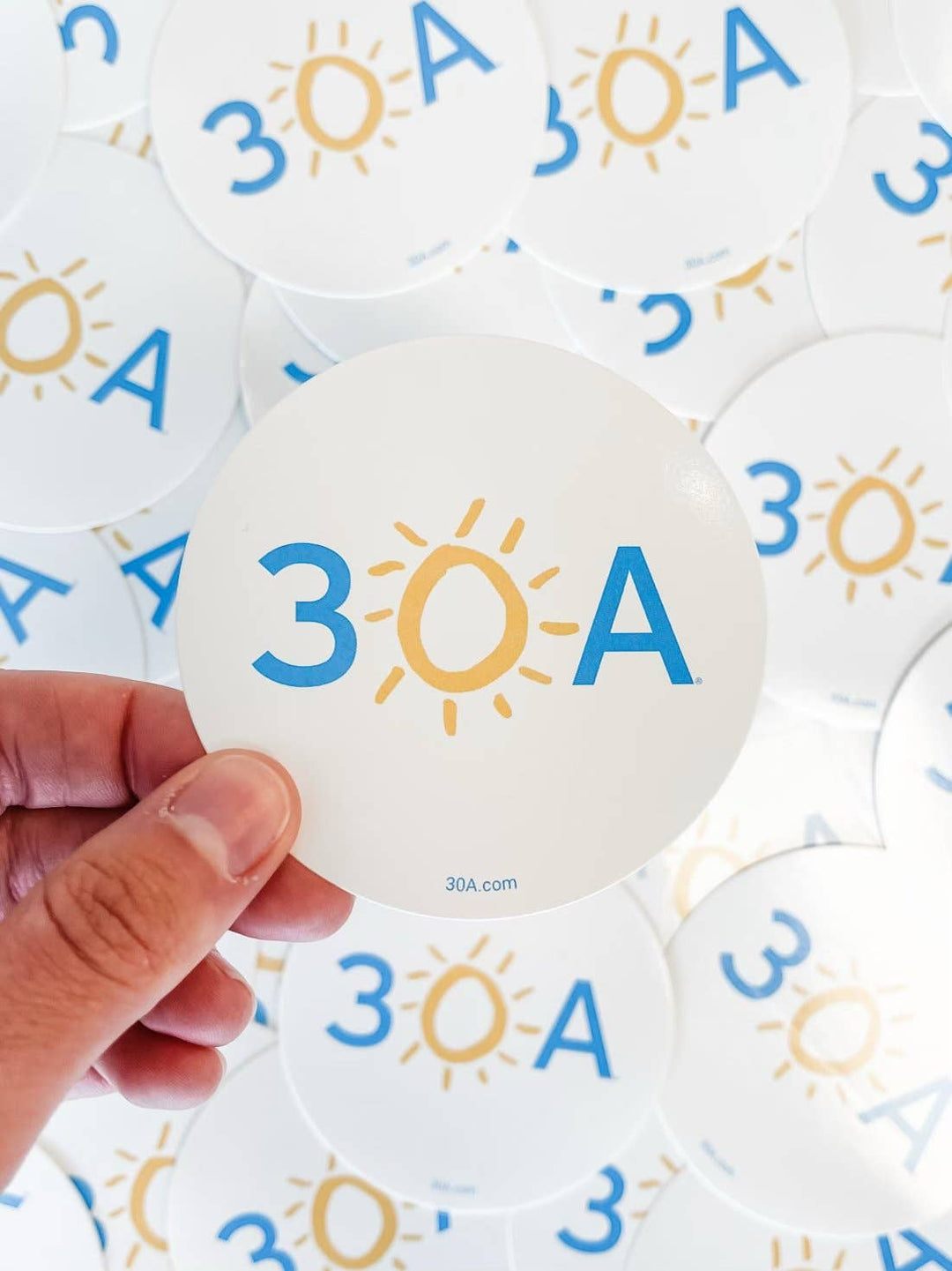 30A Gear - 30A Logo Sticker: Yellow