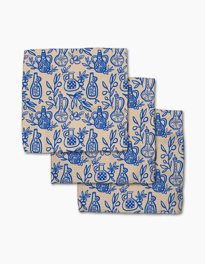 Geometry - Mediterranean Pour Dishcloth Set
