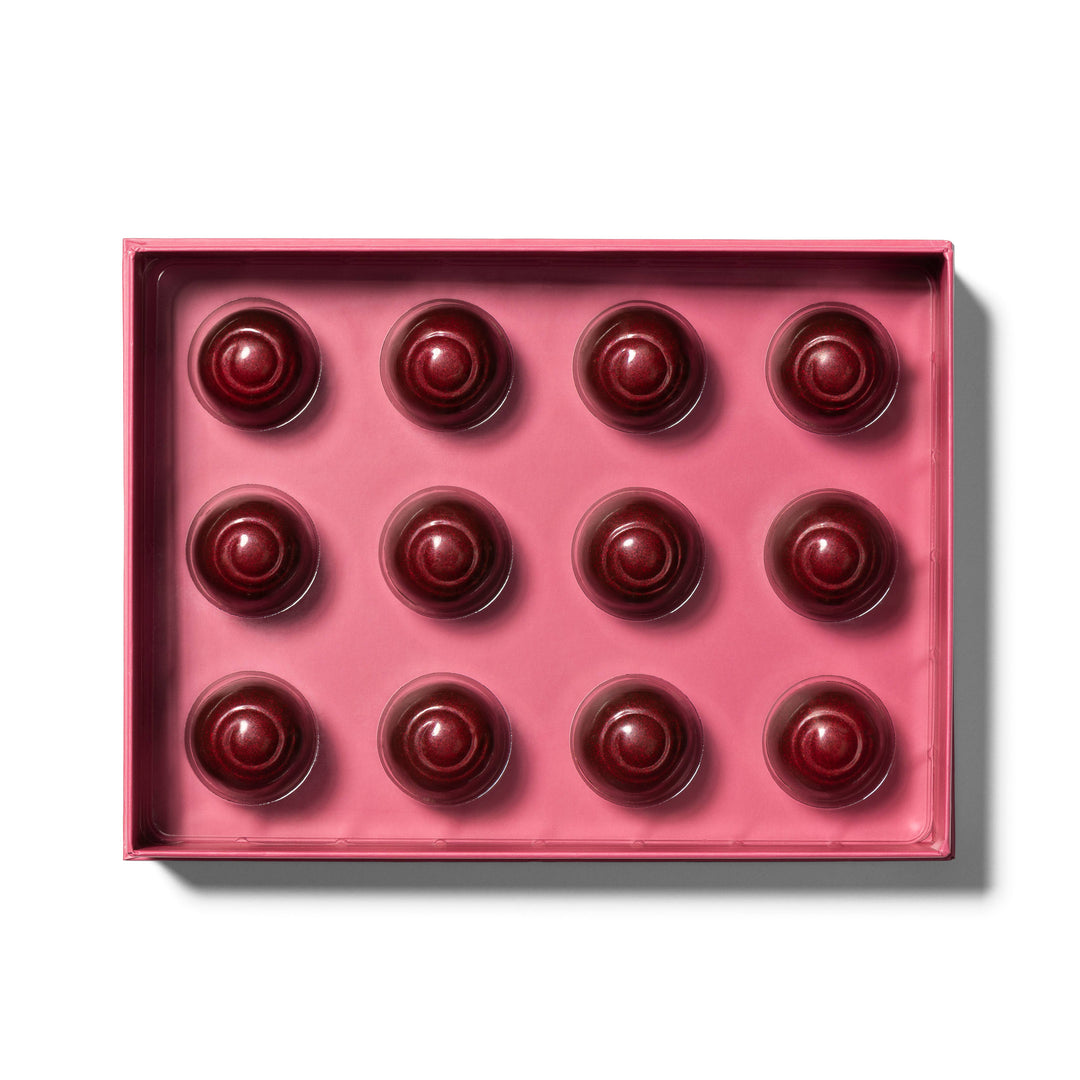 Ethel M Chocolates - PREMIUM 12-PIECE CHERRY CORDIAL COLLECTION, ASSORTMENT