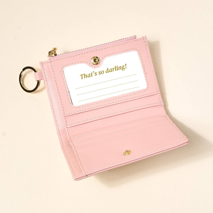 The Darling Effect - Luxe Pocket Wallet–Everbloom Dusty Rose