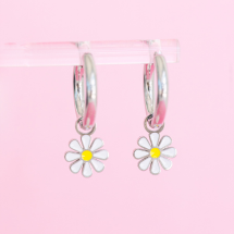 Pierced Co - Silver Daisy Charms