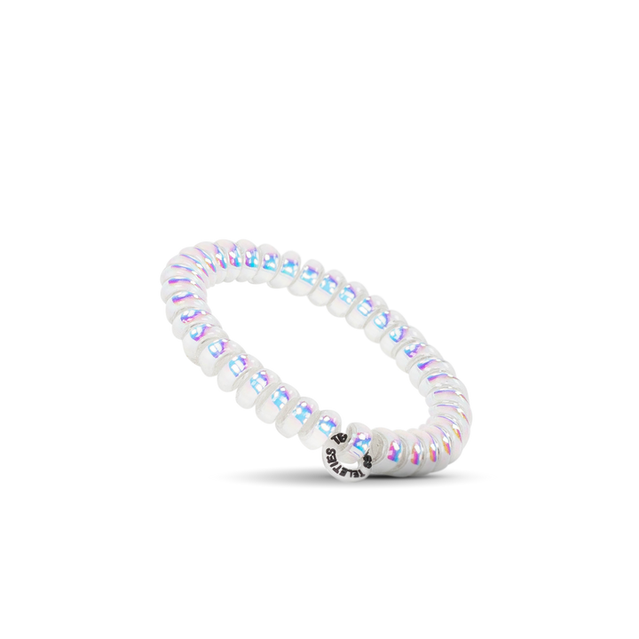 TELETIES - Spiral Hair Coils | Small | Peppermint Hair Ties