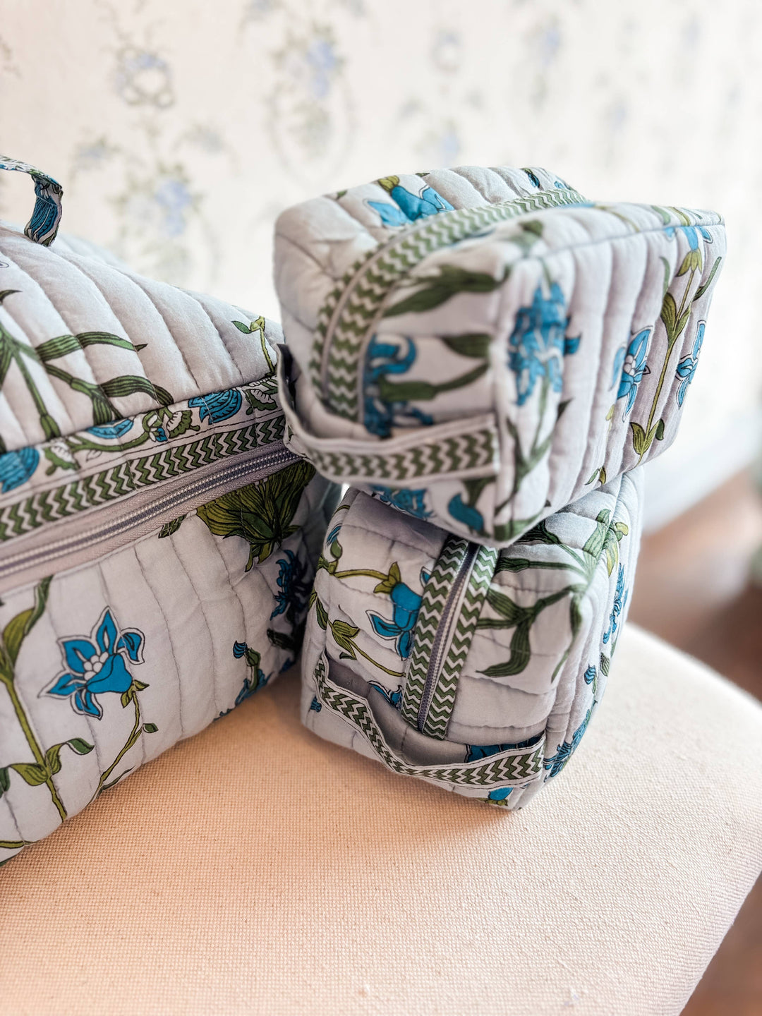 Heart of Grace - Iris Luxe | Quilted Cosmetic Bag