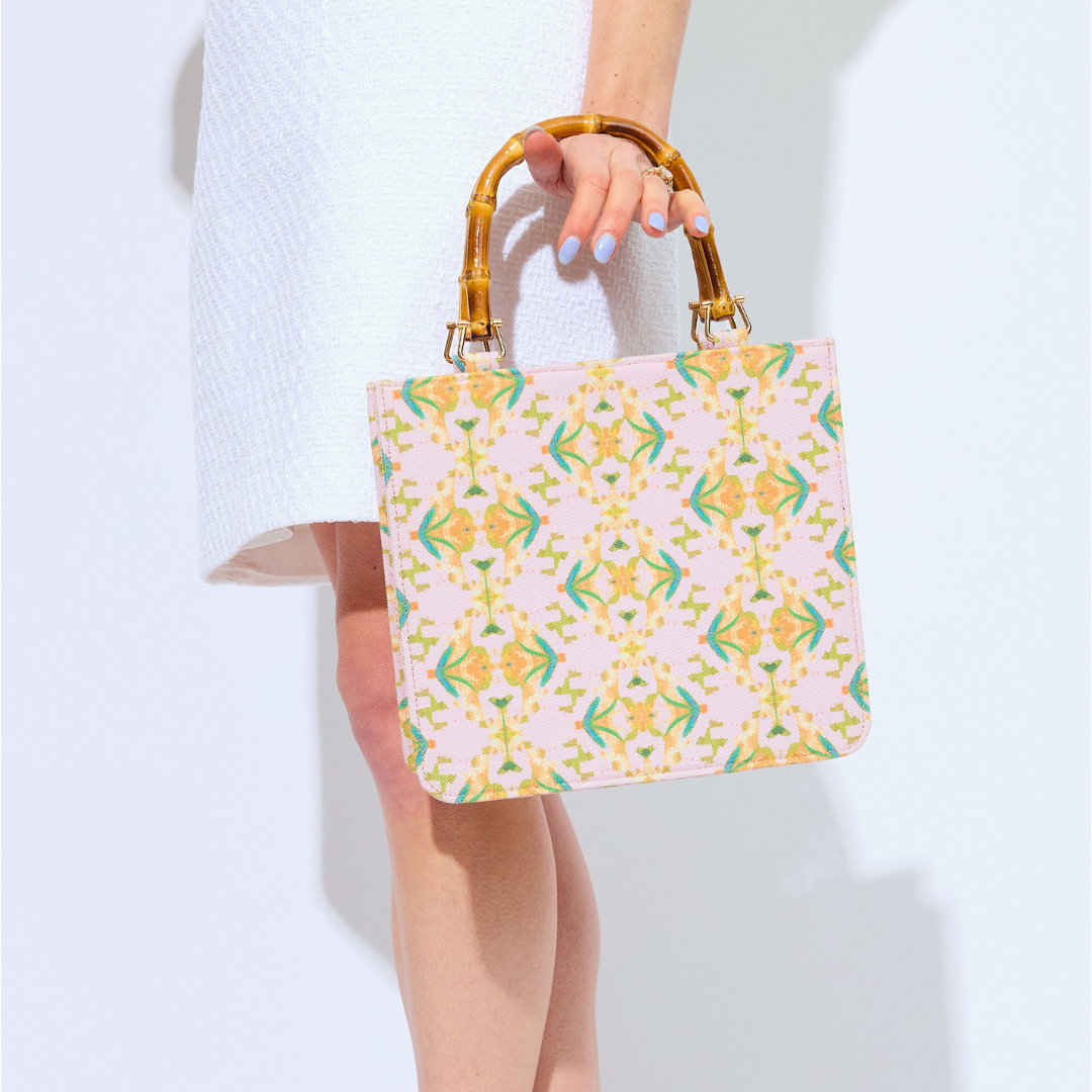 Laura Park Designs - The "Elle" Bag, English Garden Lavender: One Size