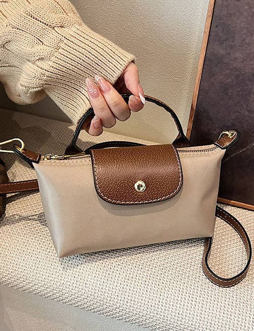 Sweetkama - Ladies Color Block Flap Crossbody Bag Phone Wallet Bag SKAB4153: Black