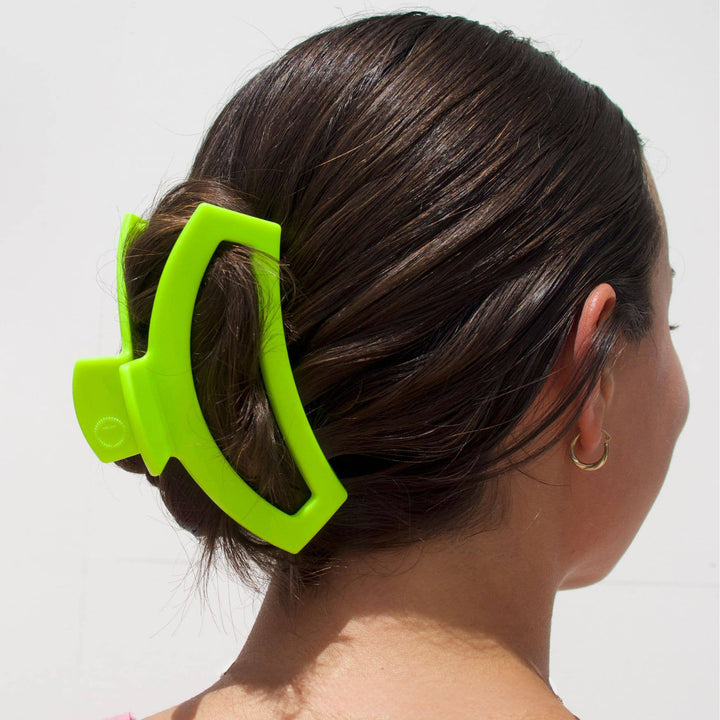 TELETIES - Open Hair Clip | Large | Summer Brights