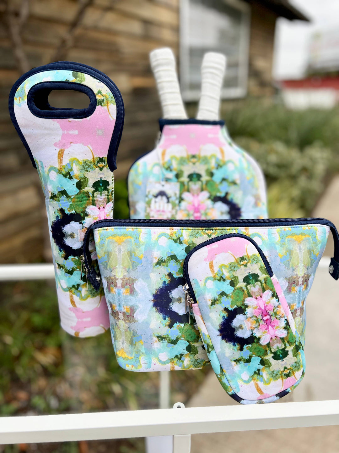 TAYLOR GRAY - Laura Park Nantucket Bloom Large Tile Bag