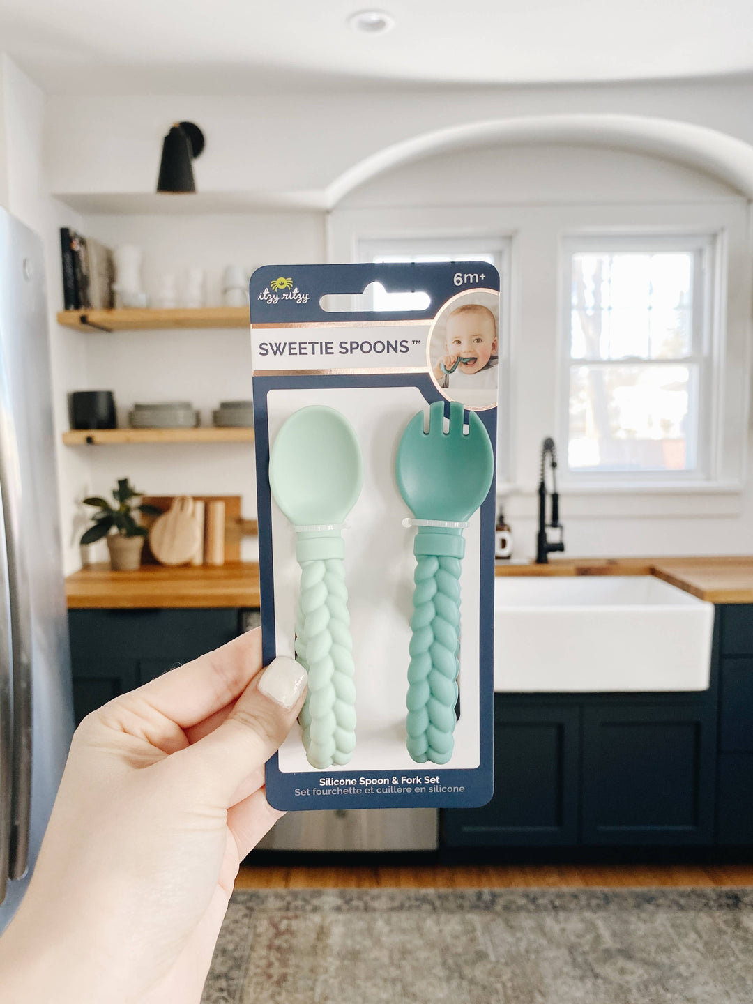Itzy Ritzy - Sweetie Spoons™ Spoon + Fork Set: Pink