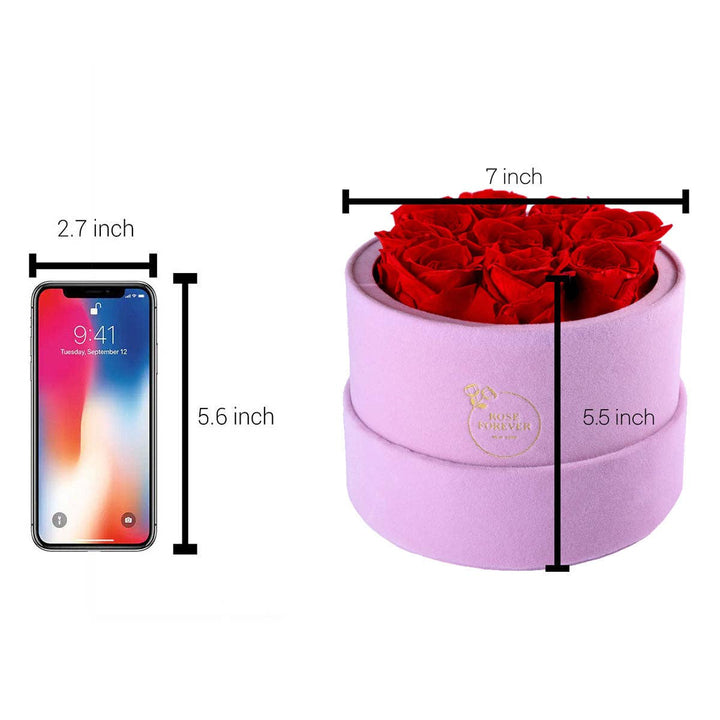 Rose Forever - Essential Pink Suede Red 9