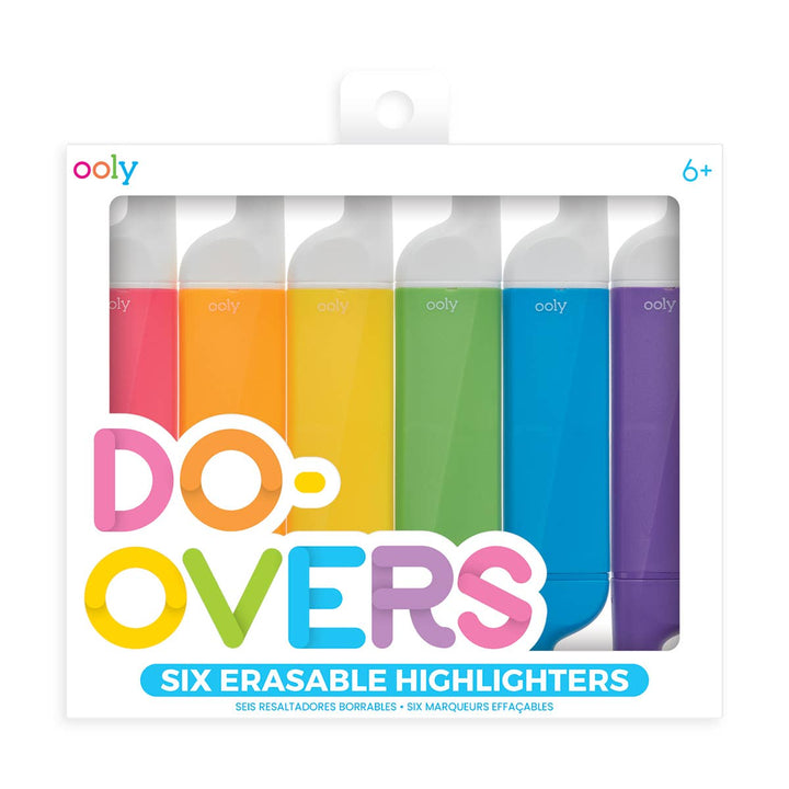 OOLY - Do-Overs Erasable Highlighters - Set of 6