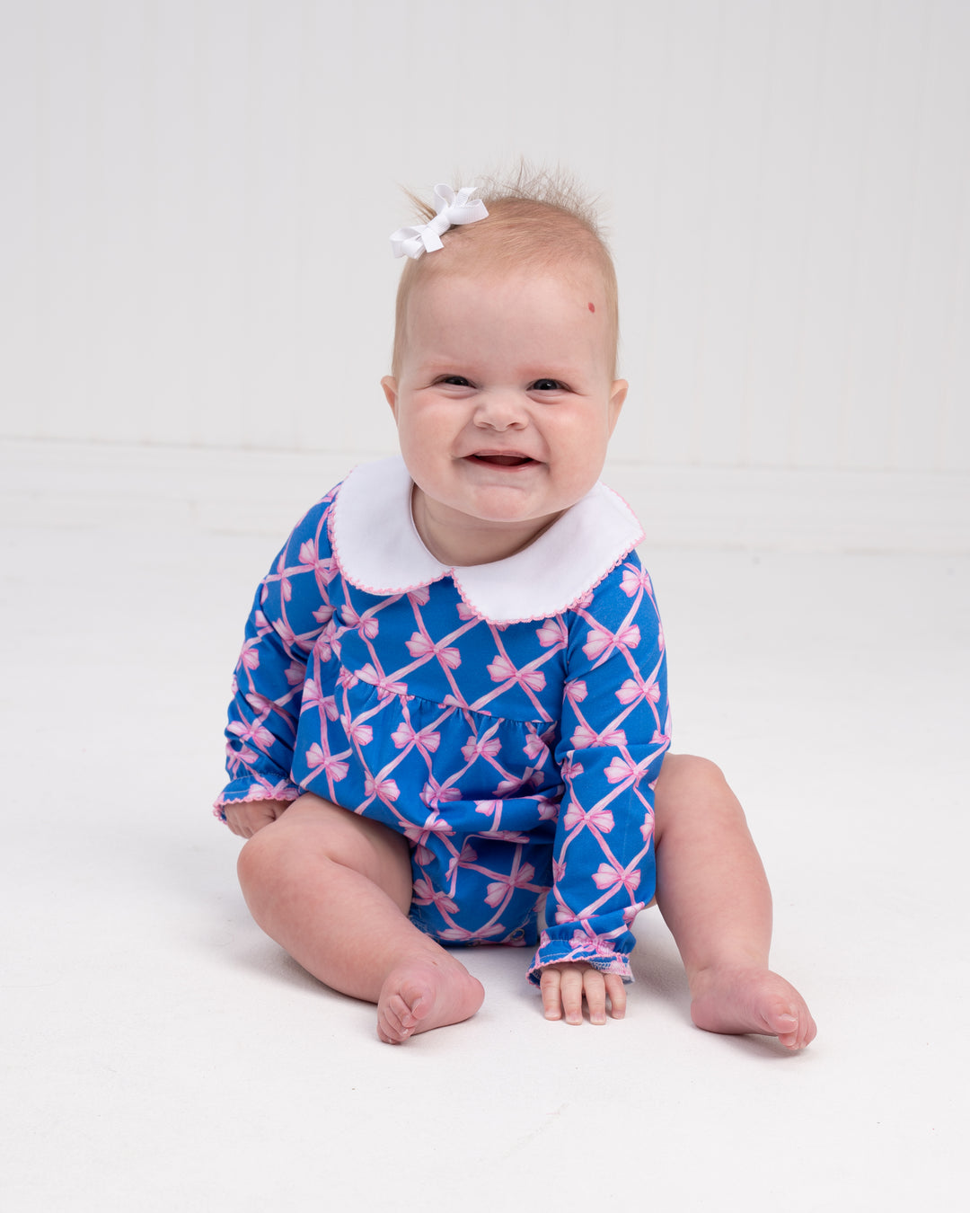 Mary Mills Blue Ribbon Bows Bubble