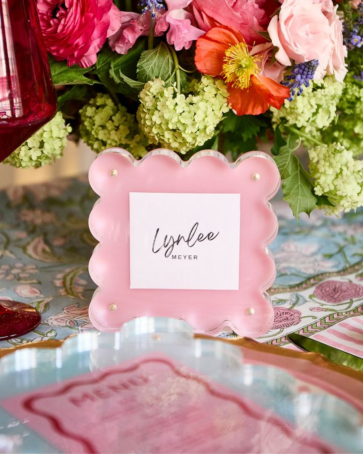 Tart By Taylor - Light Pink Mini Acrylic Picture Frame
