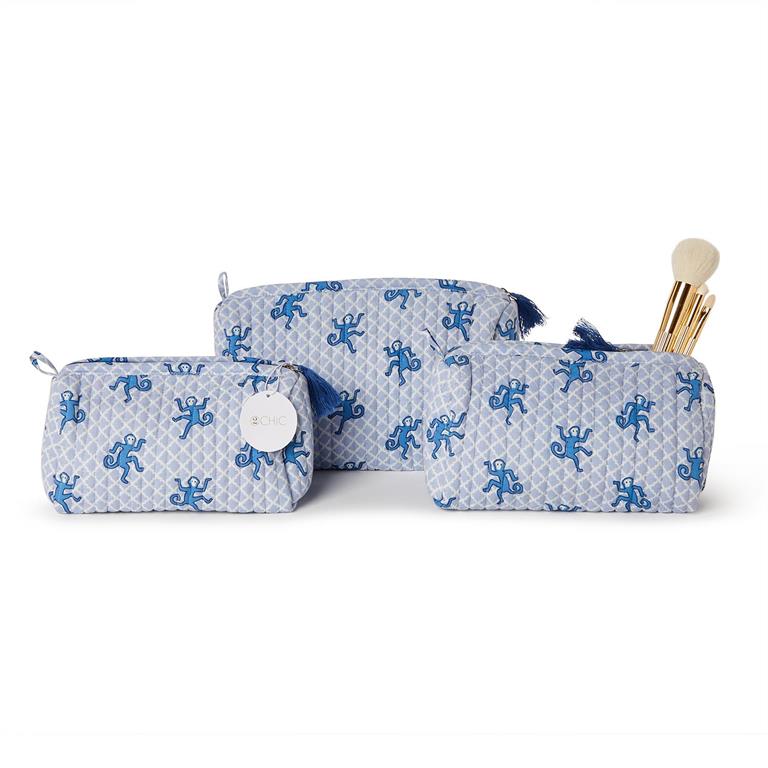 Monkey Print Pouches