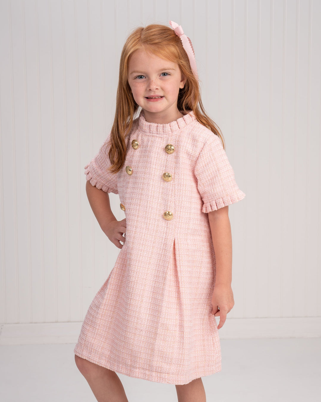 Emerson Pink Twinkle Tweed Dress