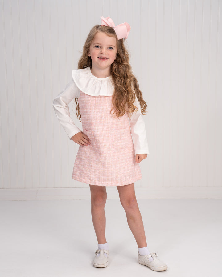 Jillian Pink Twinkle Tweed Jumper