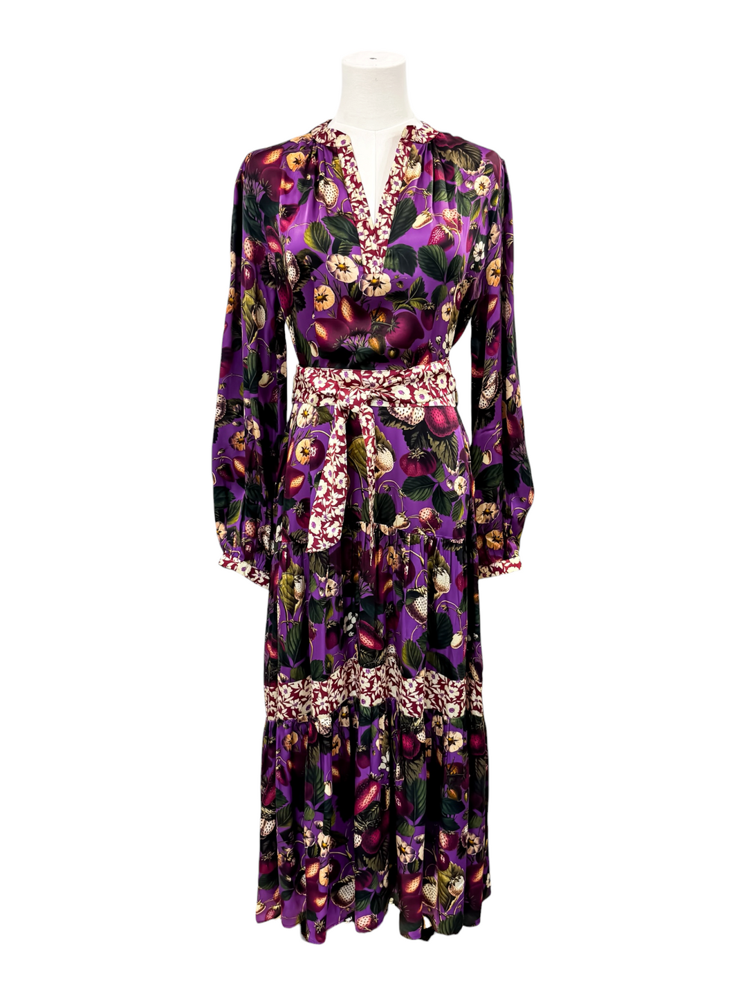 Fall Fraise Drop Waist Dress