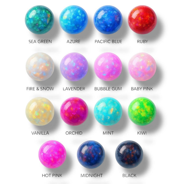 bara boheme - Cross | Beaded Opal Bracelet: Sea Green / 14K Gold Filled / Stretchy 6.5"