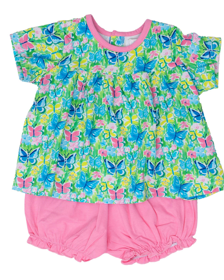 Ava Preppy Butterfly Bloomer Set