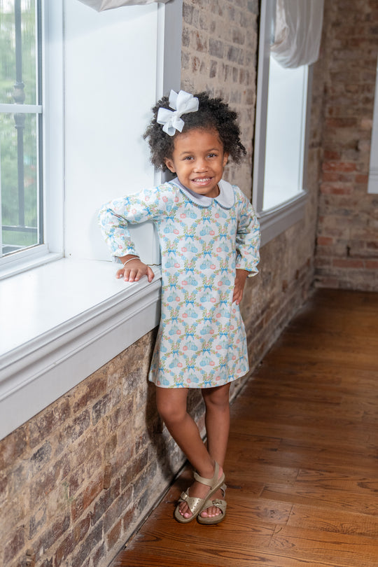 Presley Kait Pumpkin Block Dress