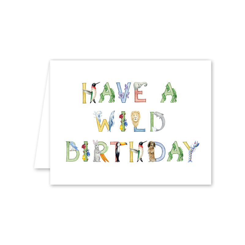 Dogwood Hill - Animal Alphabet Birthday: Single Card