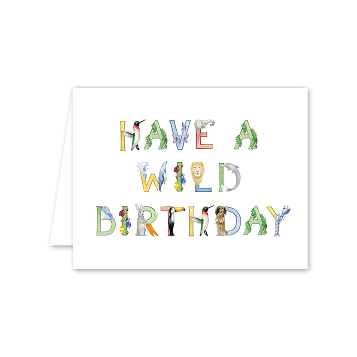 Dogwood Hill - Animal Alphabet Birthday: Single Card