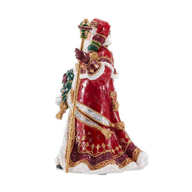 Fitz and Floyd® Mikasa® Pfaltzgraff® - Fitz & Floyd Noel Holiday Santa Musical Gift Box Pkg: RED / RESIN