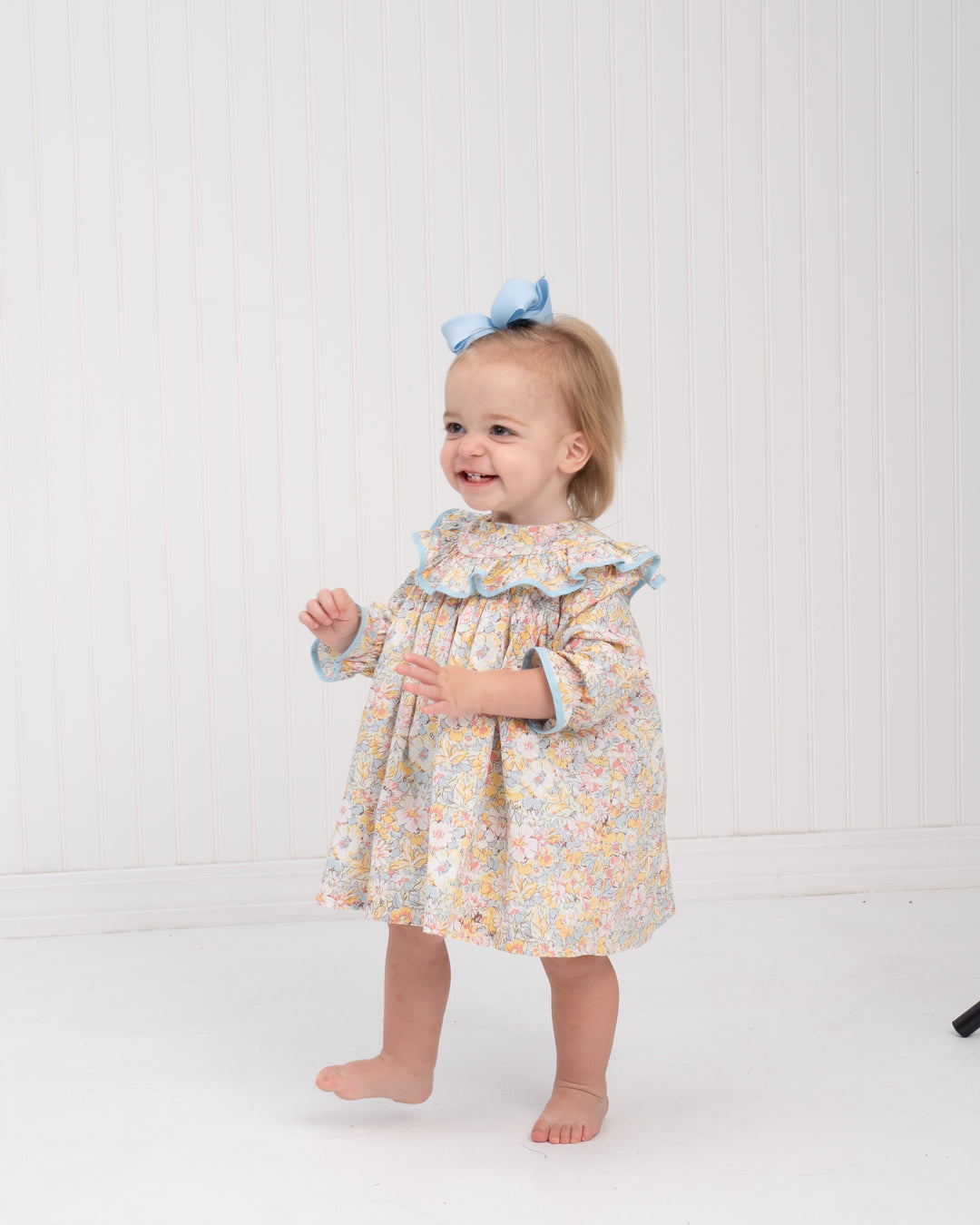 Layla Prairie Blue Petals Bloomer Set