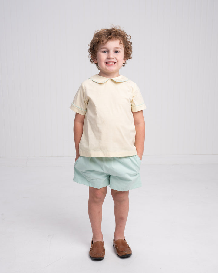 Pierce Yellow Sorbet Short Set