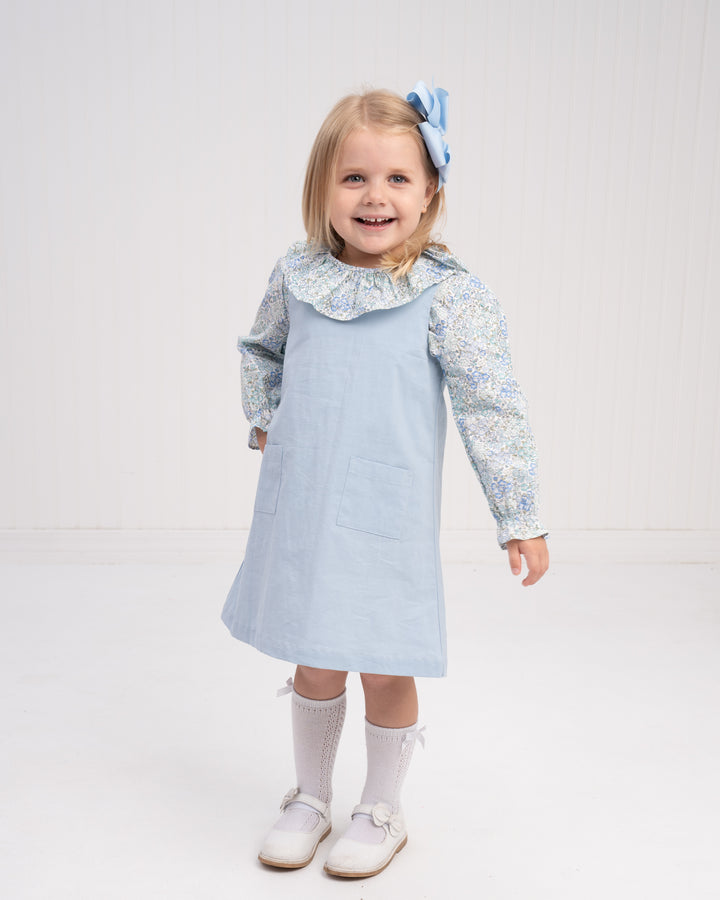 Matilda Blue Floral Dress