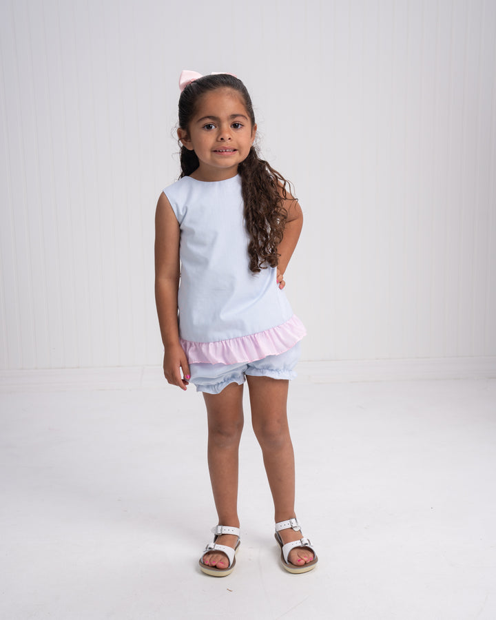 Blakely Summer Blues Bloomer Set